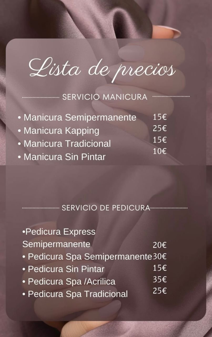 Servicios de Uñas para Damas