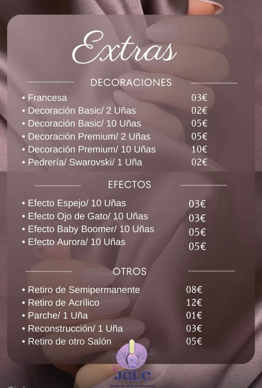 Servicios de Uñas para Damas
